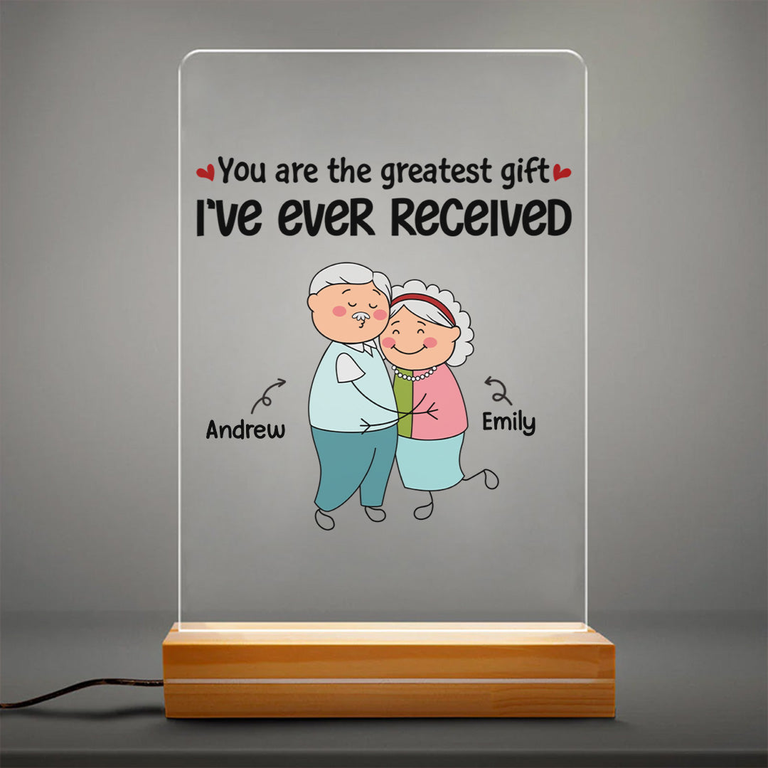 PNL04 You Are Certainly The Greatest Gift - Personalized Night Light