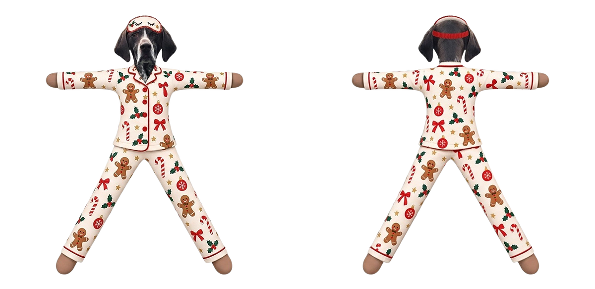 PST261 Merry Christmas Funny Pajamas - Personalized Poseable Plush Doll