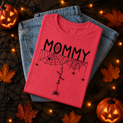 VPST54 Grandma Halloween Spiderweb - Personalized T-shirt Hoodie