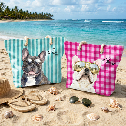 PST236 Photo Upload Pet's Lover - Personalized Beach Bag