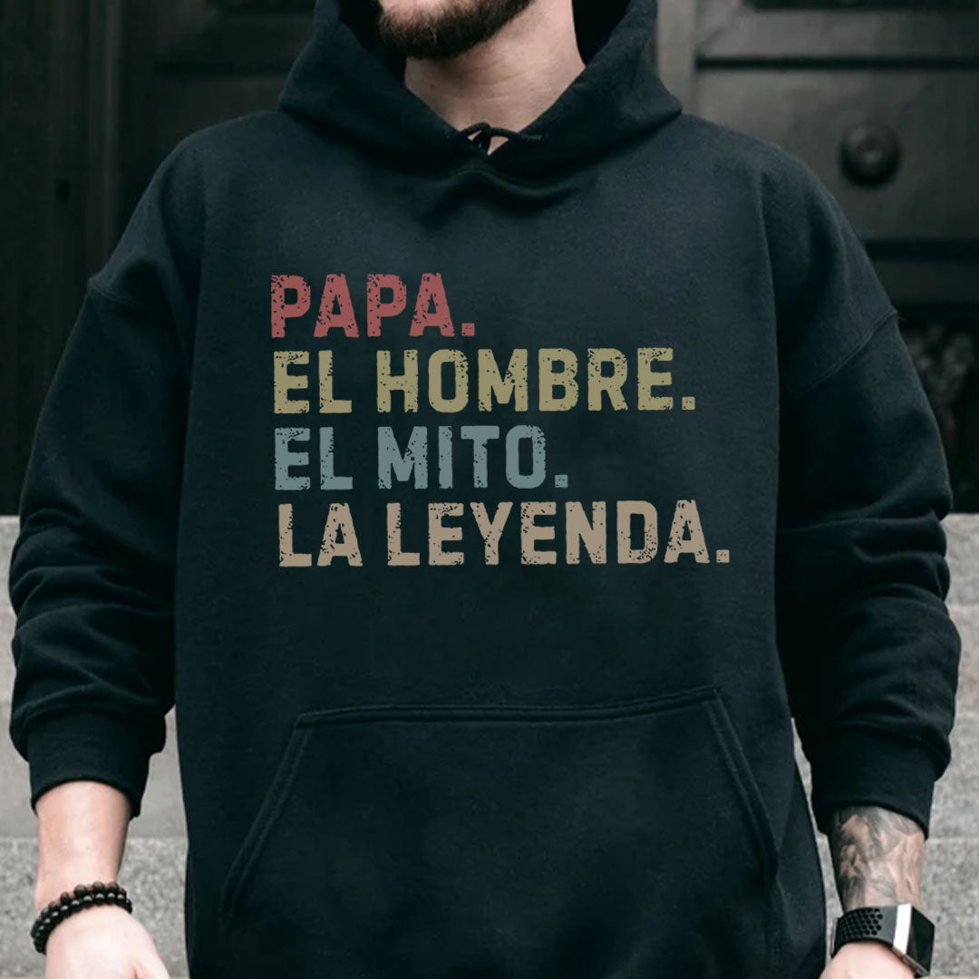 PST210 Dad The Man The Myth The Legend France Spain Ver - Personalized Custom T-shirt Hoodie
