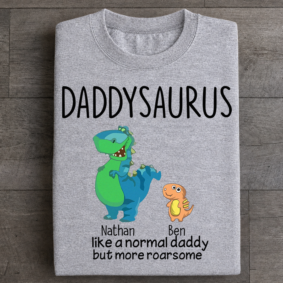 VPST08 Grandpasaurus And Kids Funny - Personalized Custom T-shirt Hoodie