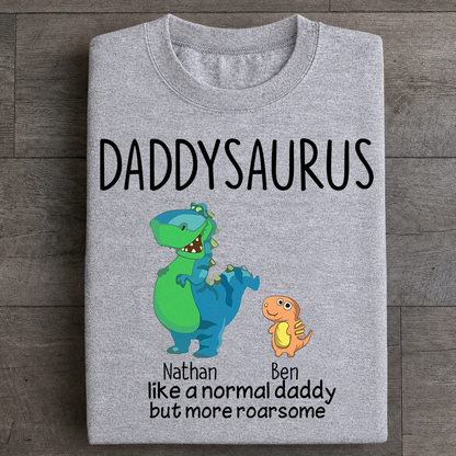 VPST08 Grandpasaurus And Kids Funny - Personalized Custom T-shirt Hoodie