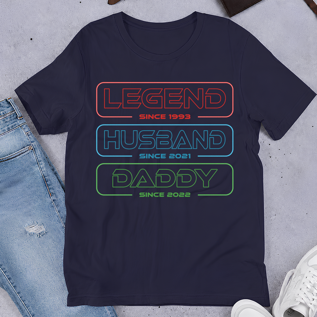 VPST16 Legend Husband Dad Grandpa - Personalized Custom T-shirt Hoodie