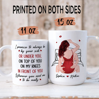 PST104 I Promise To Always Be By Your Side - White Mug Accent Mug