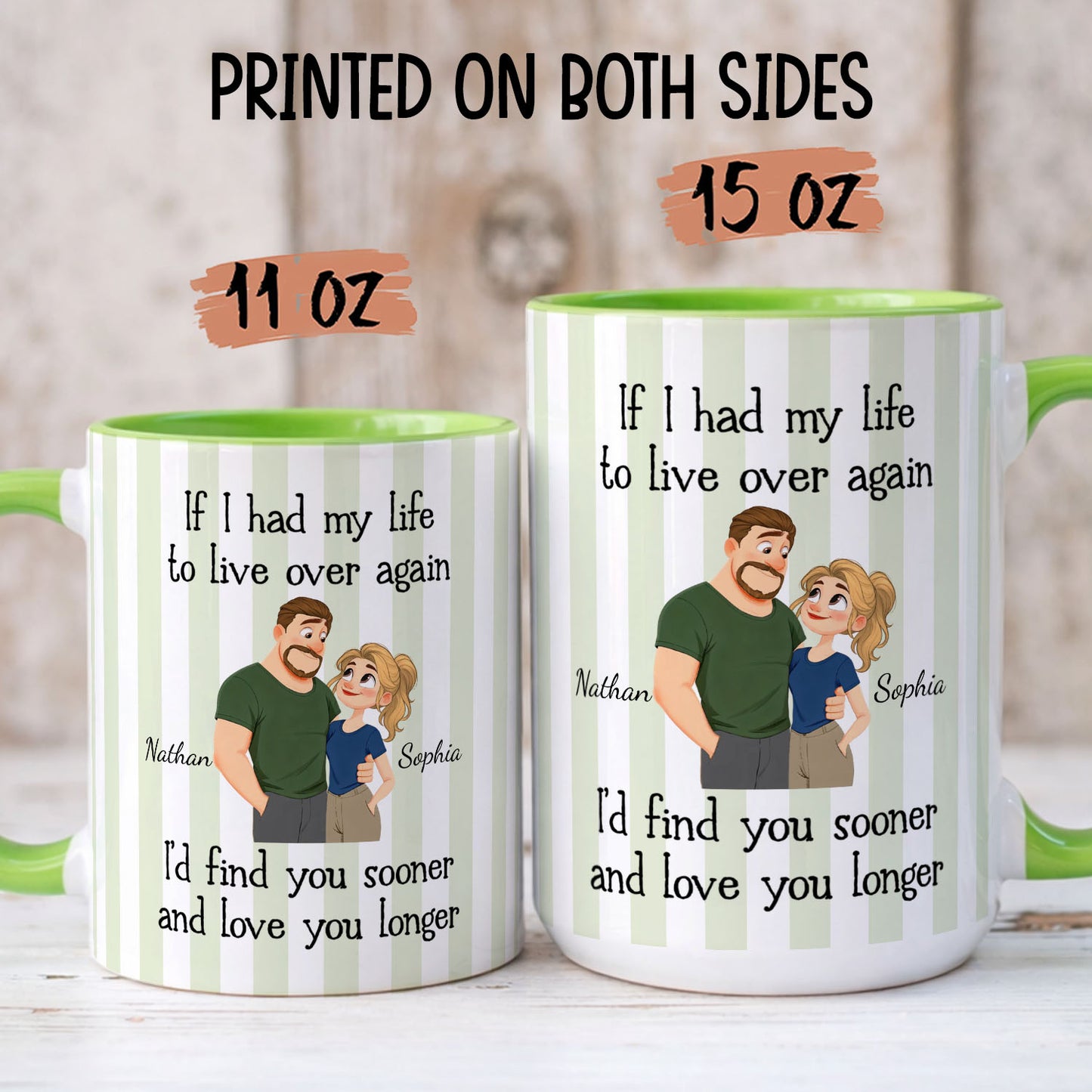 PST232 I'm Not Spoiled My Husband Just Loves Me - Personalized White Mug Accent Mug