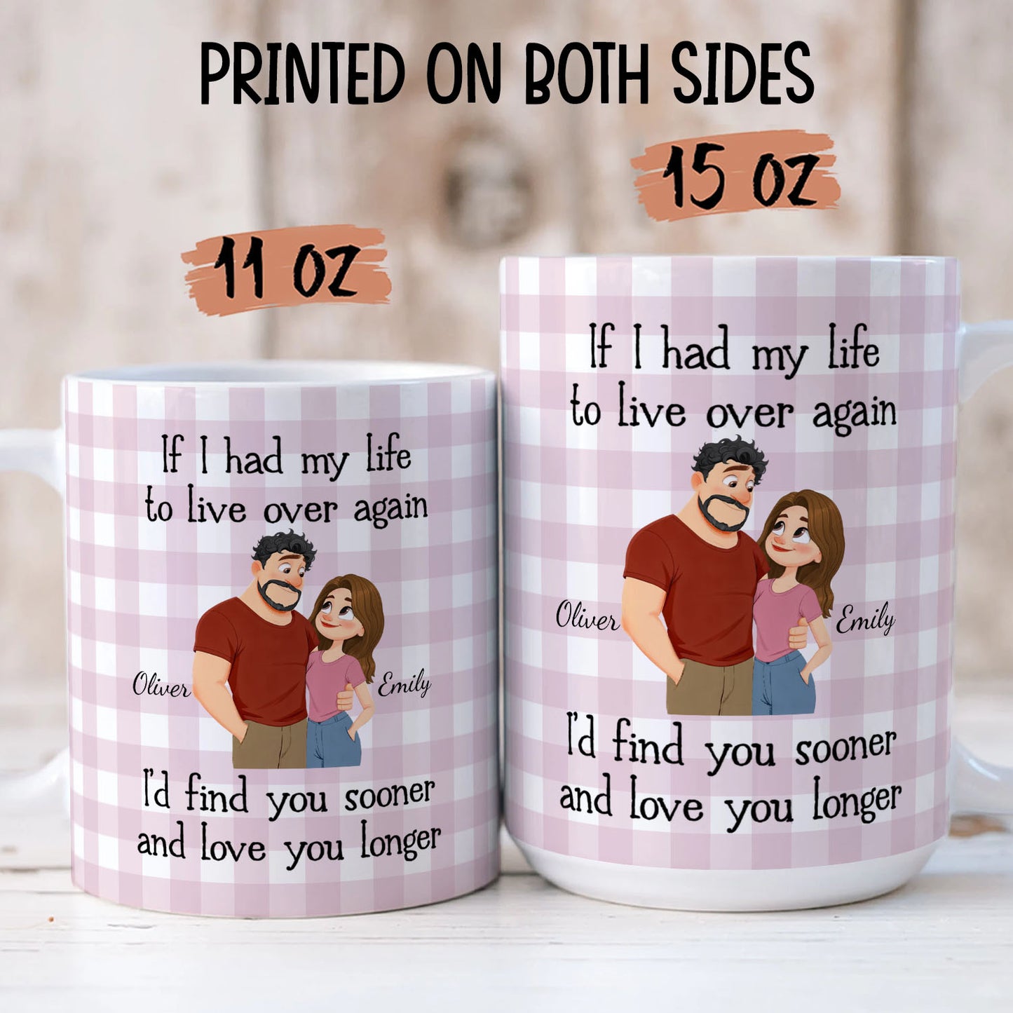 PST232 I'm Not Spoiled My Husband Just Loves Me - Personalized White Mug Accent Mug