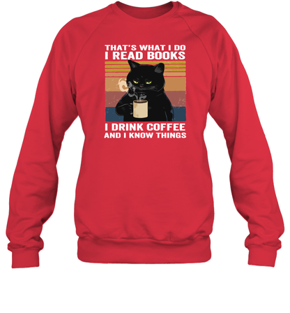 ETT238a I Read Books I Drink Coffee And I Know Things