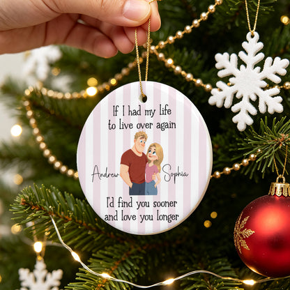 UPST182 I'm Not Spoiled My Husband Just Loves Me - Personalized Glass Ceramic Ornament