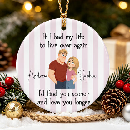 UPST182 I'm Not Spoiled My Husband Just Loves Me - Personalized Glass Ceramic Ornament