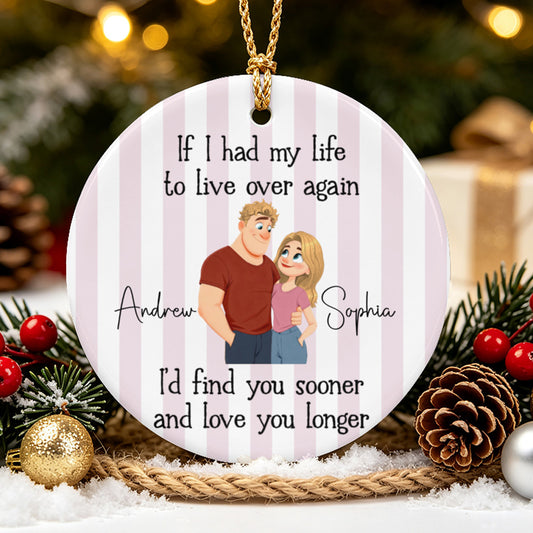 UPST182 I'm Not Spoiled My Husband Just Loves Me - Personalized Glass Ceramic Ornament