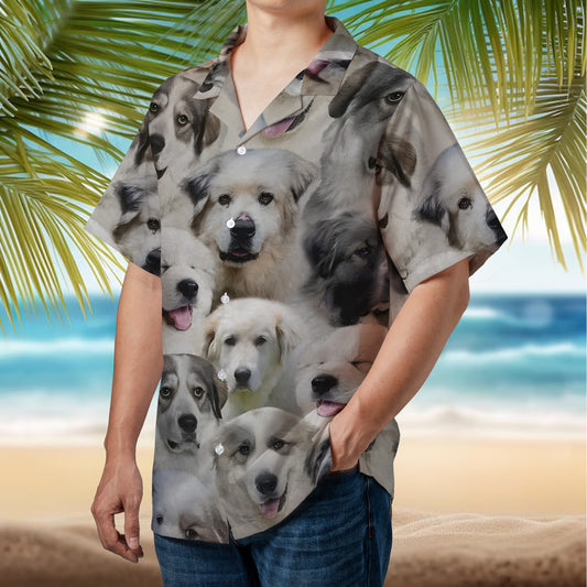 PSAH39 Great Pyrenees Hawaiian Shirt