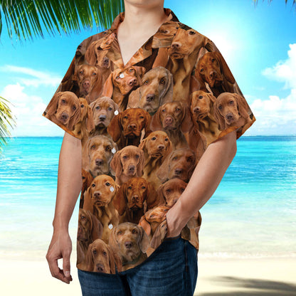 PSAH33 Vizslas Hawaiian Shirt