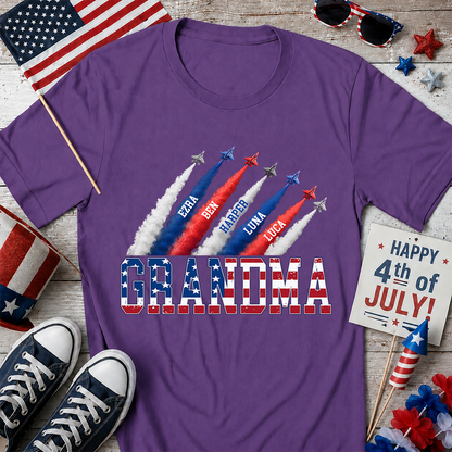 VPST29 American Flag Mom Mama - Personalized T-shirt Hoodie