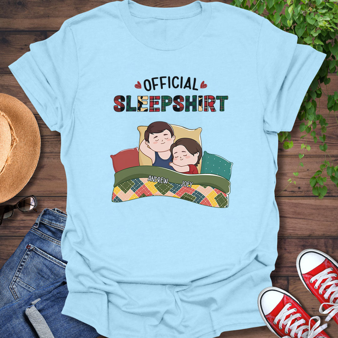 PSTPA10 Official Sleepshirt Couple - Personalized Custom T-shirt Hoodie