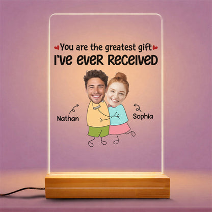 PNL04 You Are Certainly The Greatest Gift - Personalized Night Light