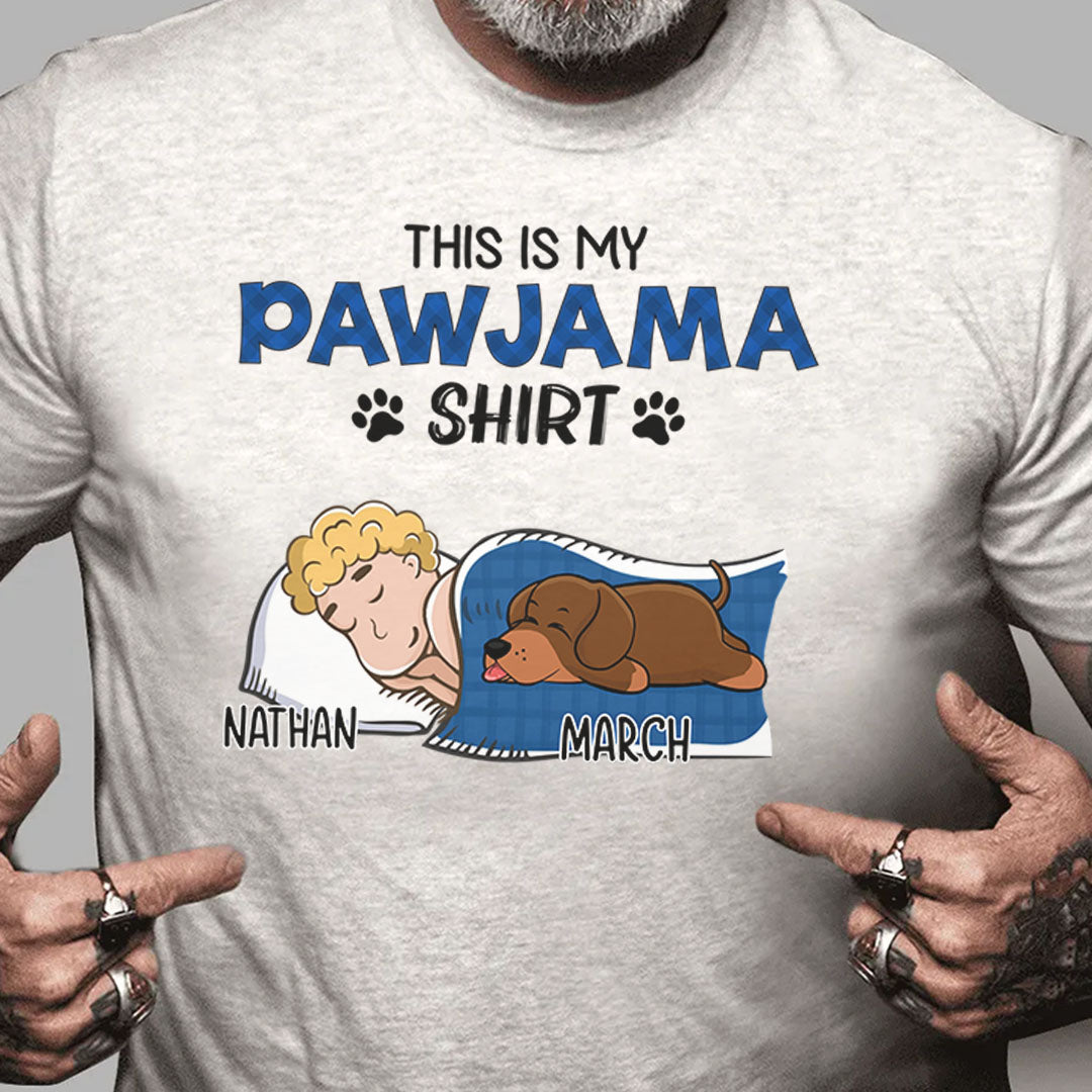 PSTPA01 This Is My Pajama Shirt - Personalized Custom T-shirt Hoodie
