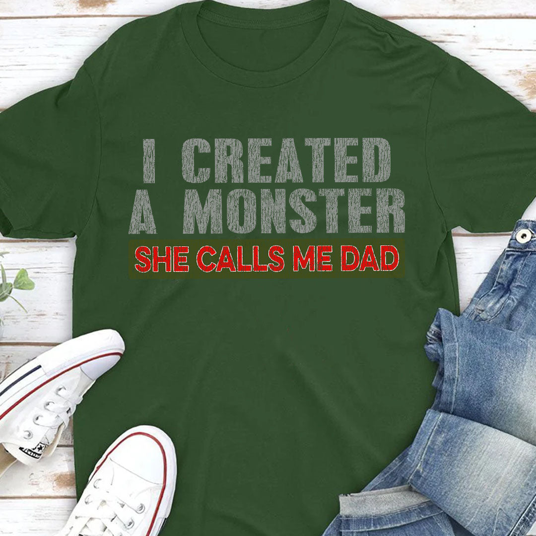 PST213 I Created A Monster - Personalized Custom T-shirt Hoodie