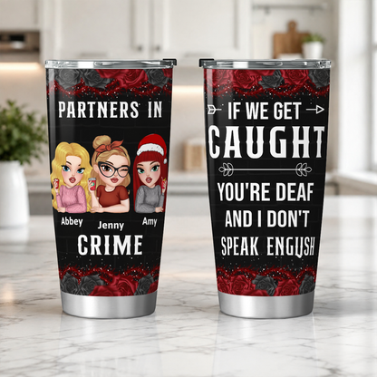APST12 Partners In Crime - Personalized Custom Tumbler