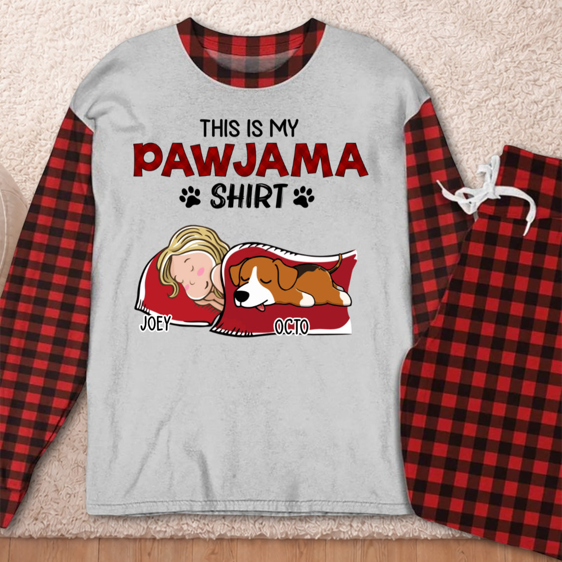 PSTPA01 This Is My Pajama Shirt - Personalized Custom Pajama Set