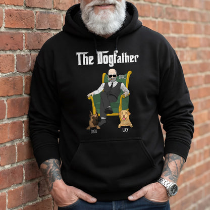 UPST44 The Dogfather - Custom Personalized T-shirt Hoodie