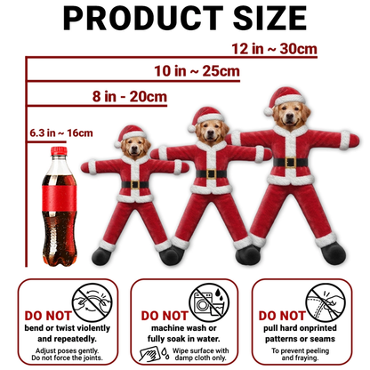PST260 Merry Christmas Funny - Personalized Poseable Plush Doll