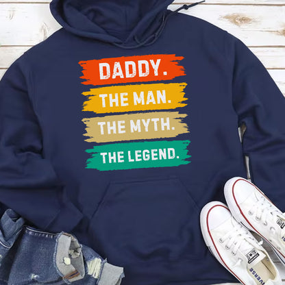 PST215 Dad The Man The Myth The Legend - Personalized Custom T-shirt Hoodie