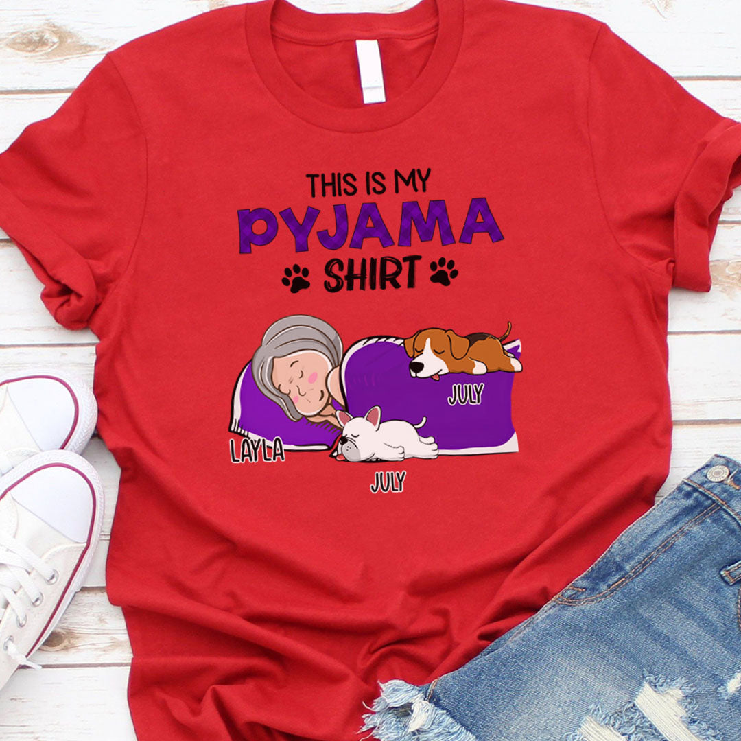 PSTPA01 This Is My Pajama Shirt - Personalized Custom T-shirt Hoodie