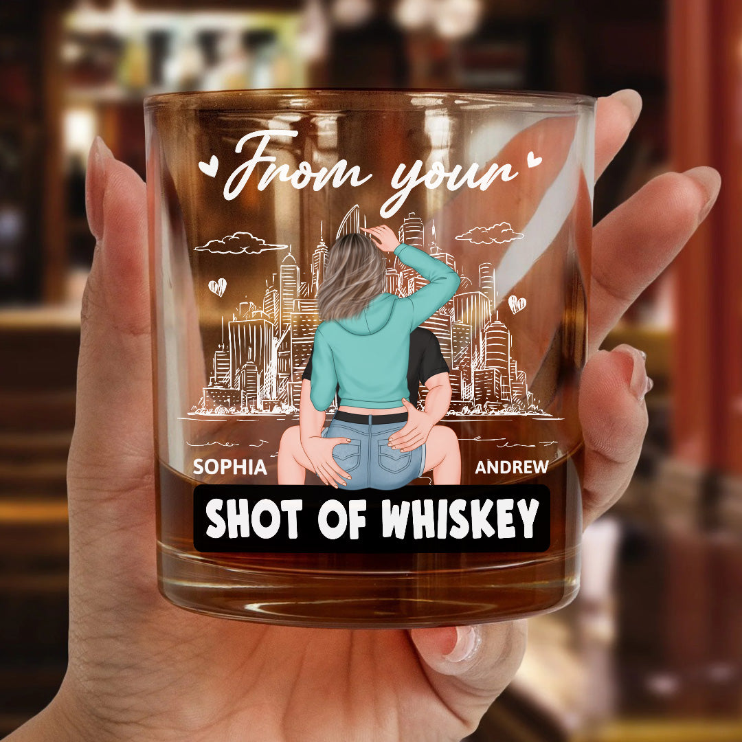PWG07 I Promise To Always Be By Your Side - Personalized Whiskey Glass