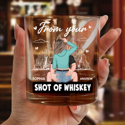 PWG07 I Promise To Always Be By Your Side - Personalized Whiskey Glass
