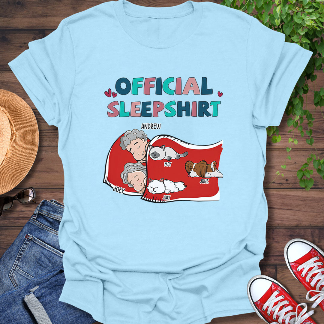 PSTPA09 Official Sleepshirt Couple - Personalized Custom T-shirt Hoodie