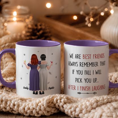 VPST79 I Will Pick You Up After I Finish Laughing - Personalized White Mug Accent Mug