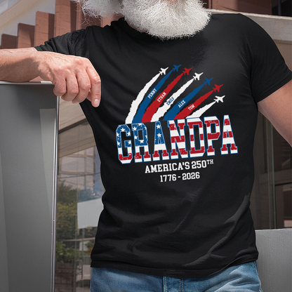 VPST28 American Flag 250th Anniversary - Personalized T-shirt Hoodie