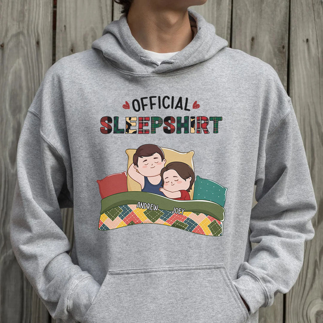 PSTPA10 Official Sleepshirt Couple - Personalized Custom T-shirt Hoodie
