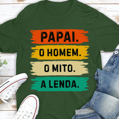 PST214 Papal O Homem O Mito A Lenda - Personalized Custom T-shirt Hoodie