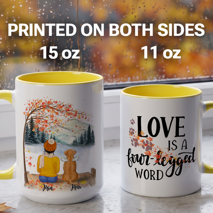 MPST19 Life Is Better With A Dog - Personalized White Mug Accent Mug