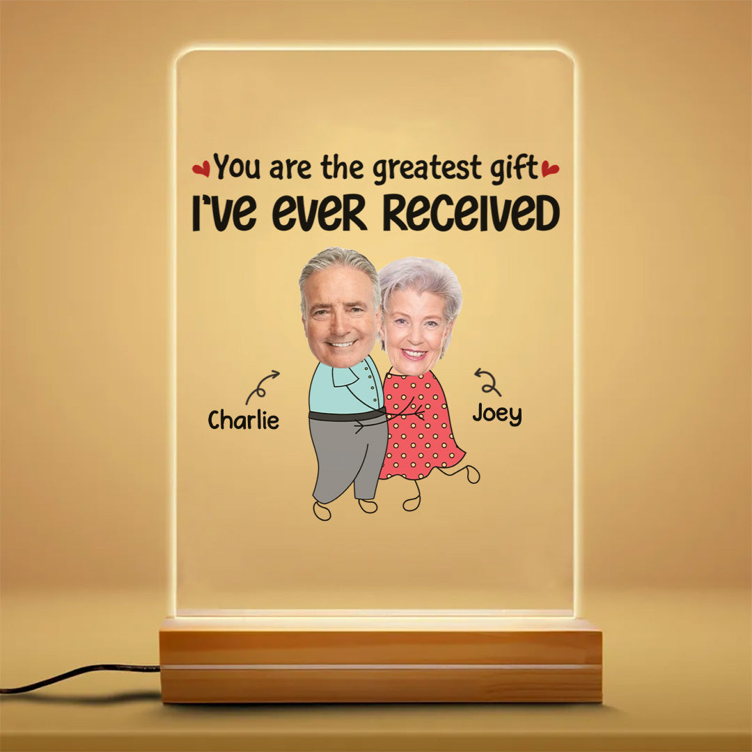 PNL04 You Are Certainly The Greatest Gift - Personalized Night Light