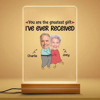 PNL04 You Are Certainly The Greatest Gift - Personalized Night Light