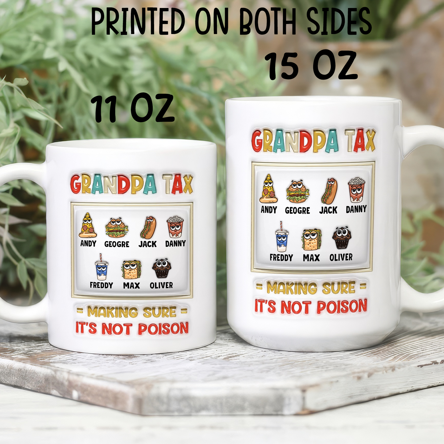 VPST10 Dad Tax Making Sure It's Not Poison - Personalized Mug
