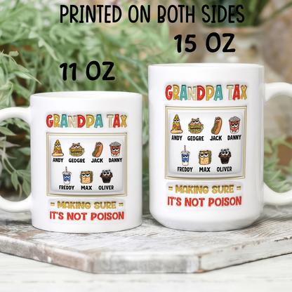 VPST10 Dad Tax Making Sure It's Not Poison - Personalized Mug