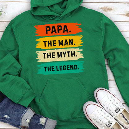 PST214 Dad The Man The Myth The Legend - Personalized Custom T-shirt Hoodie