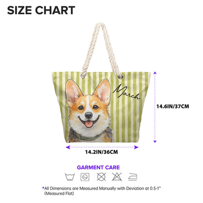 PST236 Photo Upload Pet's Lover - Personalized Beach Bag