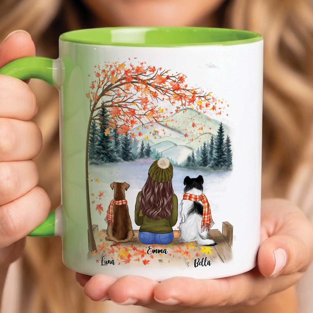 MPST19 Life Is Better With A Dog - Personalized White Mug Accent Mug