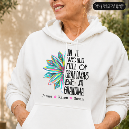 VPST45 In A World Full Of Grandmas Be A Mimi - Personalized T-shirt Hoodie