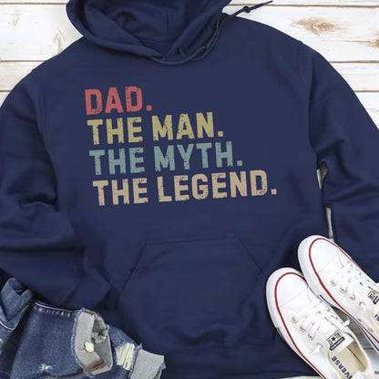 PST209 Dad The Man The Myth The Legend - Personalized Custom T-shirt Hoodie