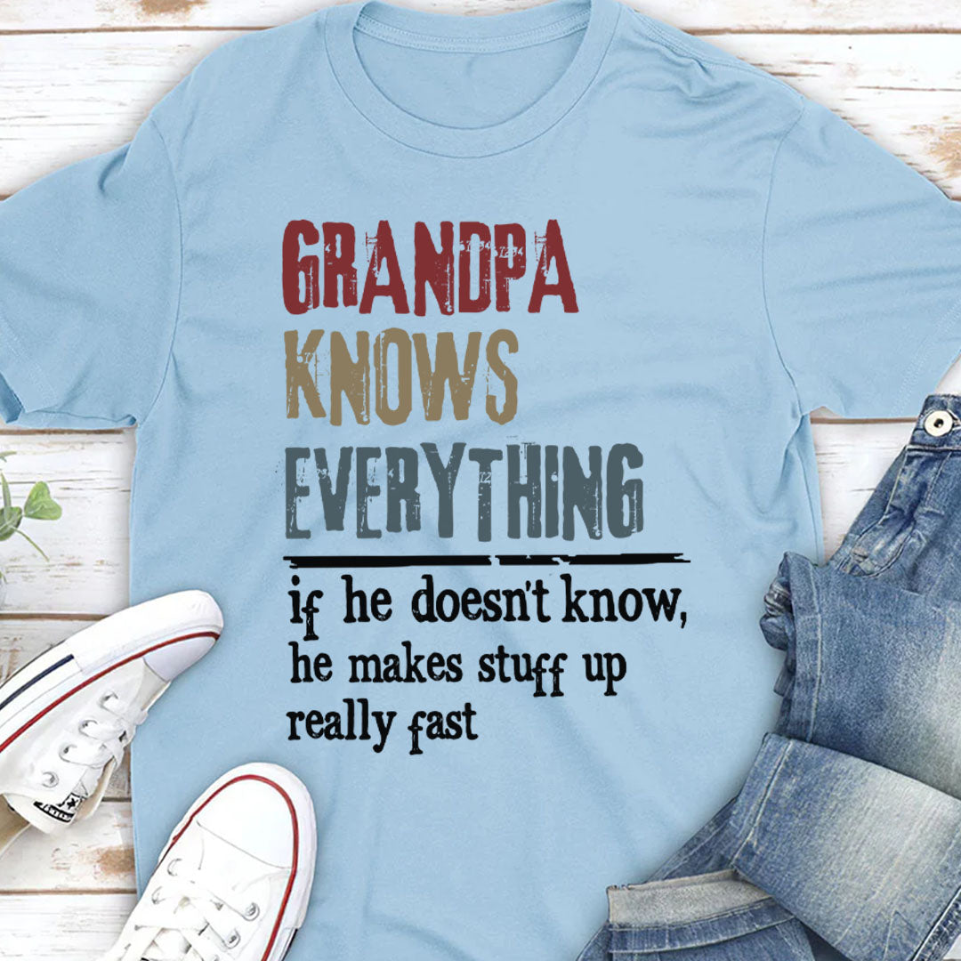 PST211 Knows Everything - Personalized Custom T-shirt Hoodie