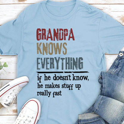PST211 Knows Everything - Personalized Custom T-shirt Hoodie