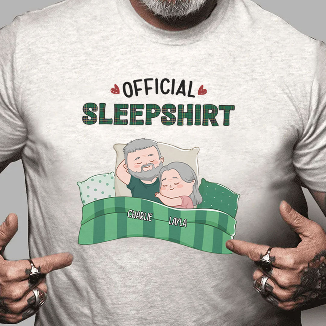 PSTPA10 Official Sleepshirt Couple - Personalized Custom T-shirt Hoodie