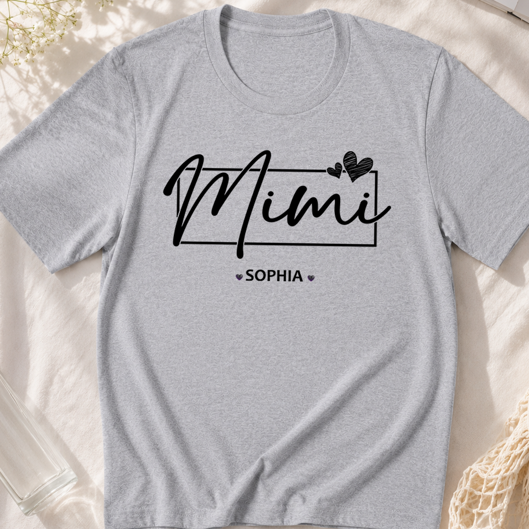VPST48 Grandma Mom Kid Names - Personalized T-shirt Hoodie