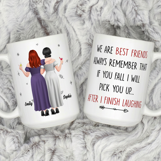 VPST79 I Will Pick You Up After I Finish Laughing - Personalized White Mug Accent Mug